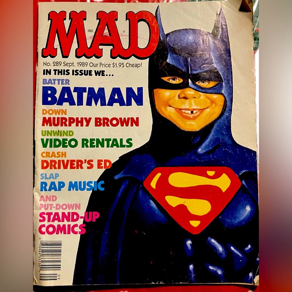 🃏 Vintage MAD Magazine – September 1989 Issue